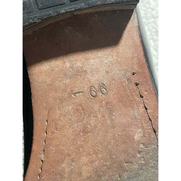 La Barca Charol Botine Chelsea Boots Men's Size 10 Slip On Patent Leather Black - Picture 13 of 16